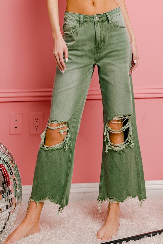 Distressed Vintage Jeans