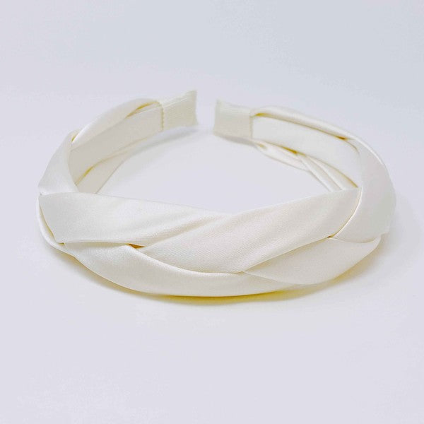 Online only Satin Silk Braid Headband