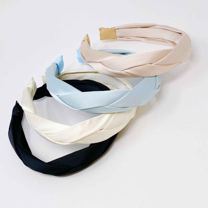 Online only Satin Silk Braid Headband