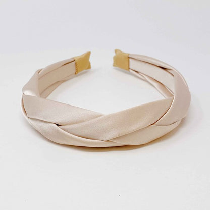 Online only Satin Silk Braid Headband