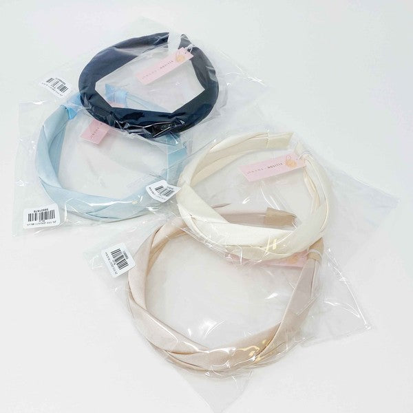 Online only Satin Silk Braid Headband