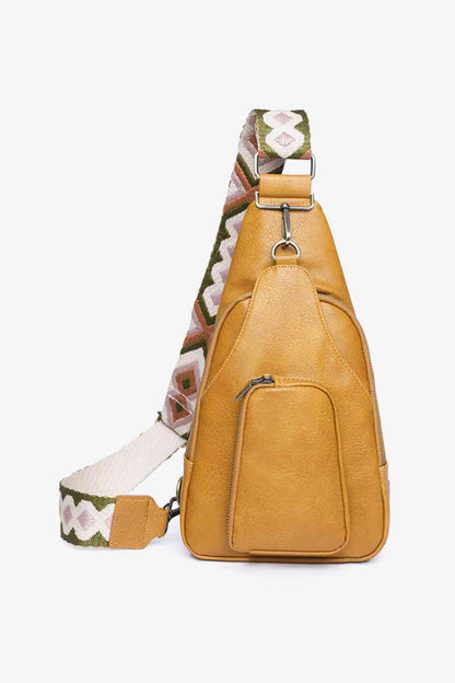 Adored Take A Trip PU Leather Sling Bag